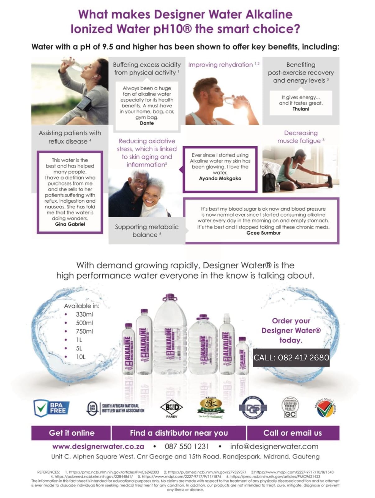Designer Water - Alkaline Water