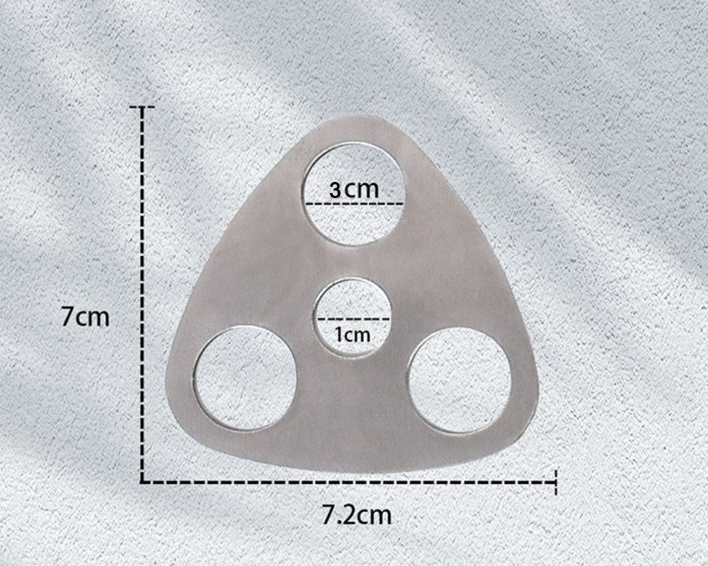 Outdoor Camping Triangular Hanging Pot Bracket Portable Tripod Ring Stainless Barbecue Rack Picnic Multifunctional Ring Hook-6