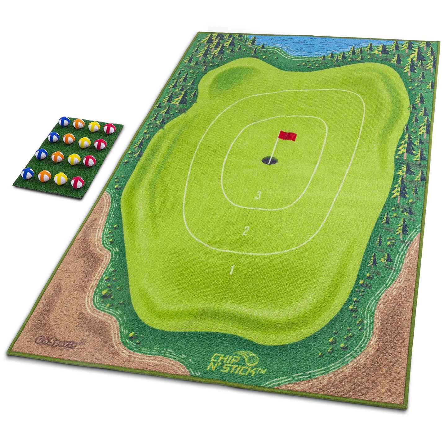 Golf Chipping Mat Game Set-0