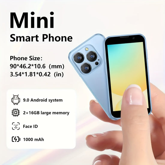 Worlds Smallest 3Inch HD Android Mini Smartphone  Unlocked Dual SIM KidsStudent Phone