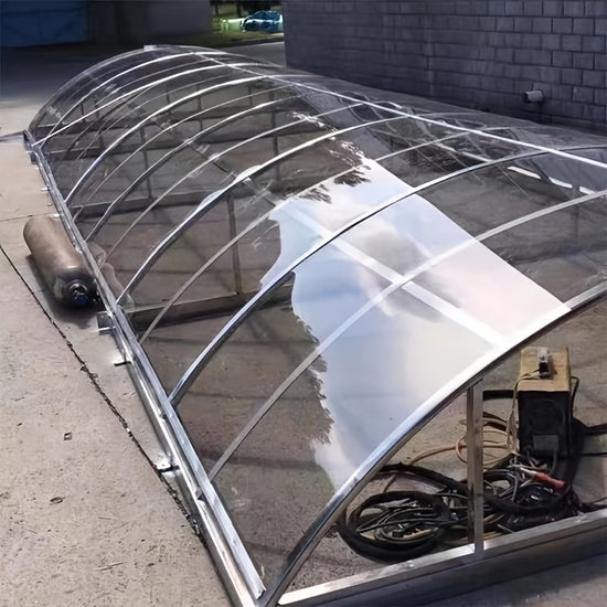 1mm Thick HeavyDuty PolypropylenePoly carbonate Panel Sheets  WhiteBlackBeigeTanBlue 60x251cm Large Weatherproof Plastic Panels for Greenhouse Roof Outdoor Cover Garden Canopy Balcony Shade  Durable 