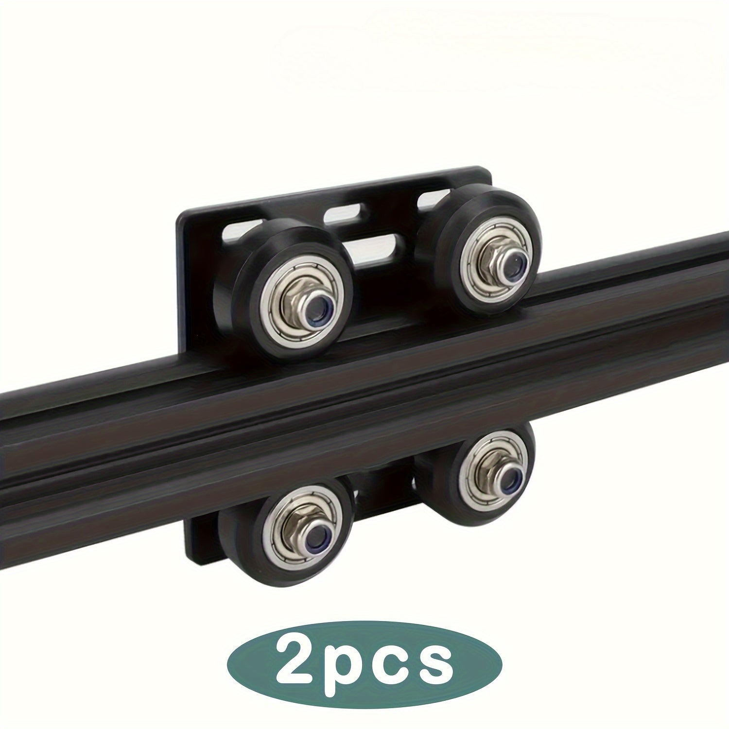 2pcs pre assembled V groove gantry plates for 2020 3D printer accessories with POM wheels Special slide way pulleys for the Openbuilds V gantry platform of 3D printer parts suitable for 3D printers and CNC