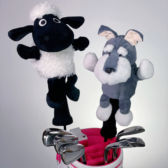 1pc Realistic Animal Head Golf Club Head Cover Elephant Hippo Rhino  Sheep Design with Elastic Closure Fits 460CC Drivers Durable Driver Headcase for Men  Women Golf Accessories MultiColor