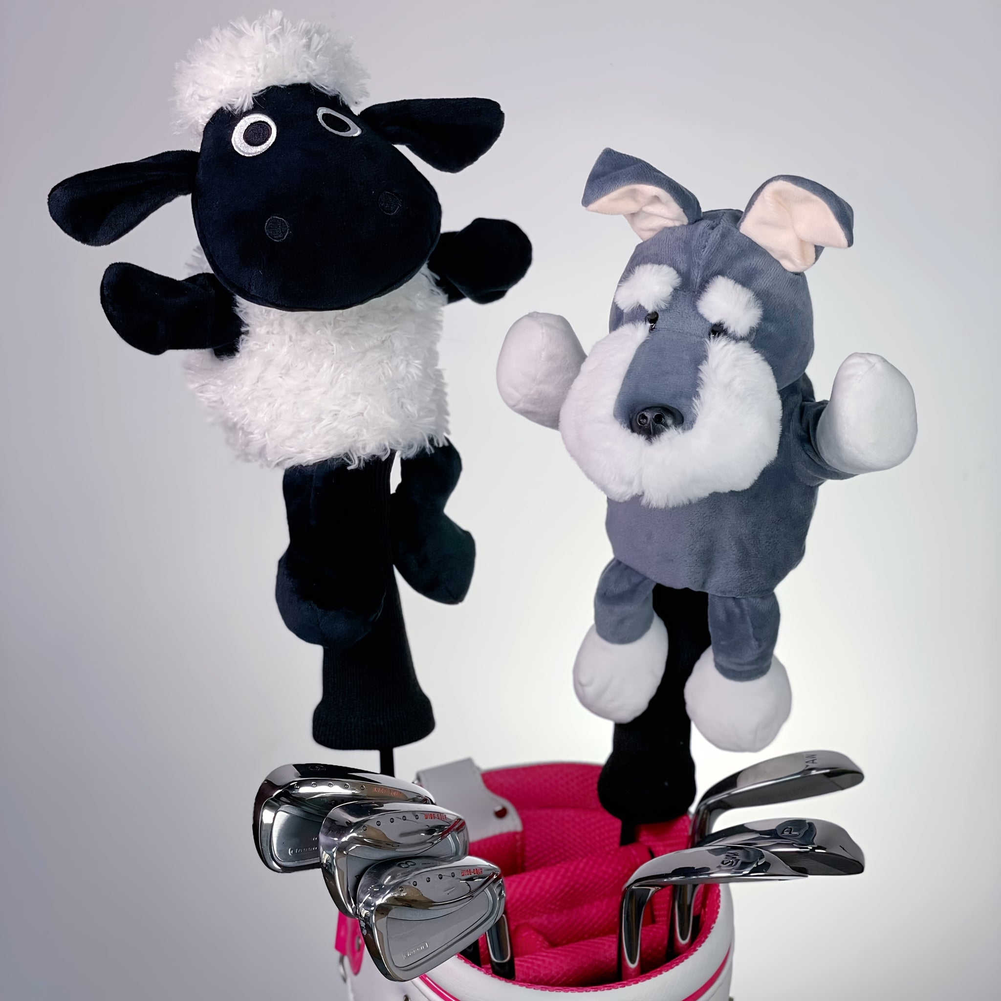 1pc Realistic Animal Head Golf Club Head Cover Elephant Hippo Rhino  Sheep Design with Elastic Closure Fits 460CC Drivers Durable Driver Headcase for Men  Women Golf Accessories MultiColor