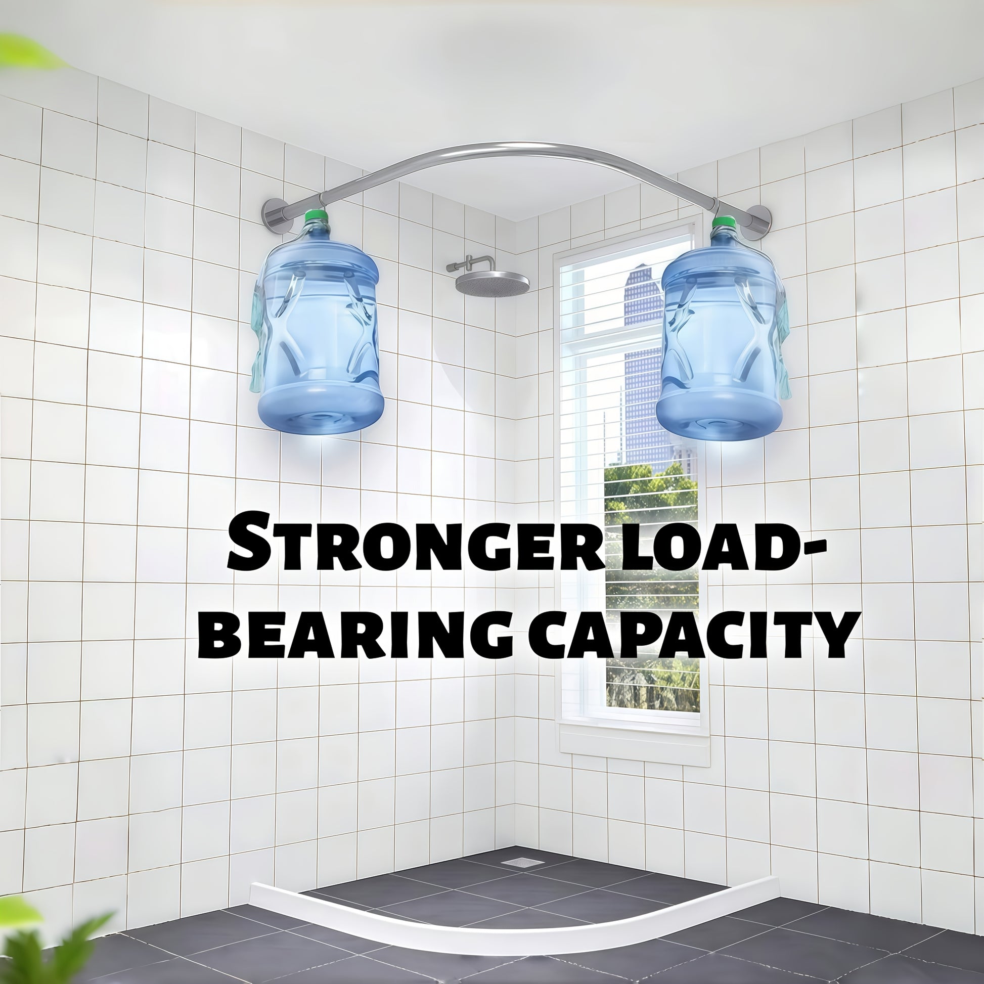 Black Silvery White Adjustable LShaped Shower Curtain Rod  WallMounted Bathroom Accessory SpaceSaving No Drilling Required Durable  Easy to Install Stainless Steel Design Suitable for Modern Bathrooms Shower Curtain Rail Shower Rod Curtain 