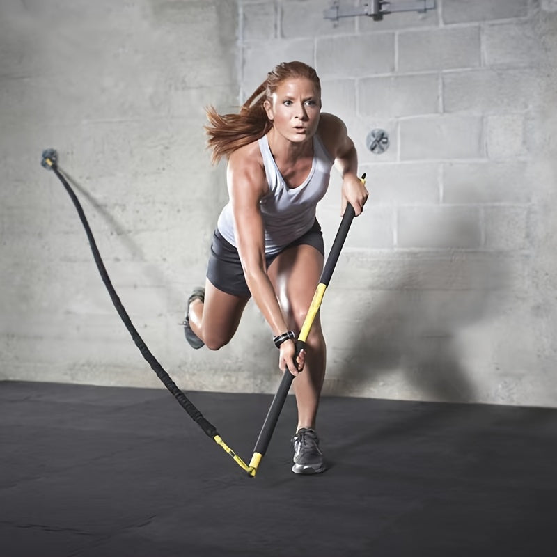 Elastic Iron Golf Fitness Training Sticks  Enhance Strength Flexibility  Swing Posture  Golf Exercise Equipment with Carry Bag