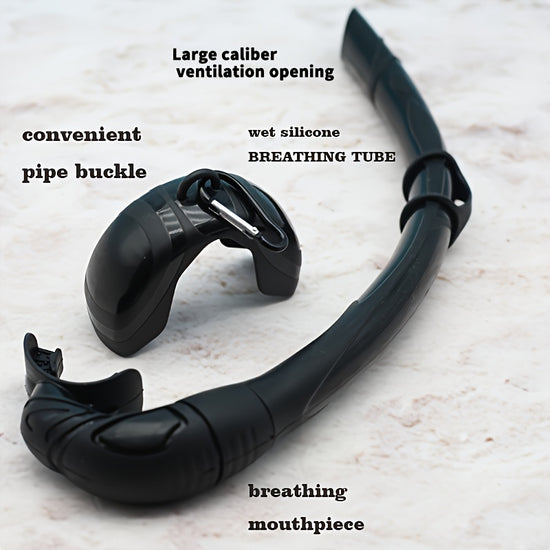 Colorful Free Diving Wet Breathing Tube with Storage Box  Silicone  Foldable  Training Gear